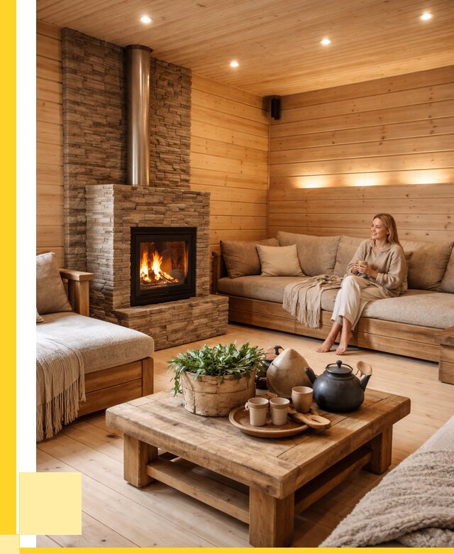 Проект бани с комнатой отдыха в Александрове от 37489 р. | ЭриданЛкн