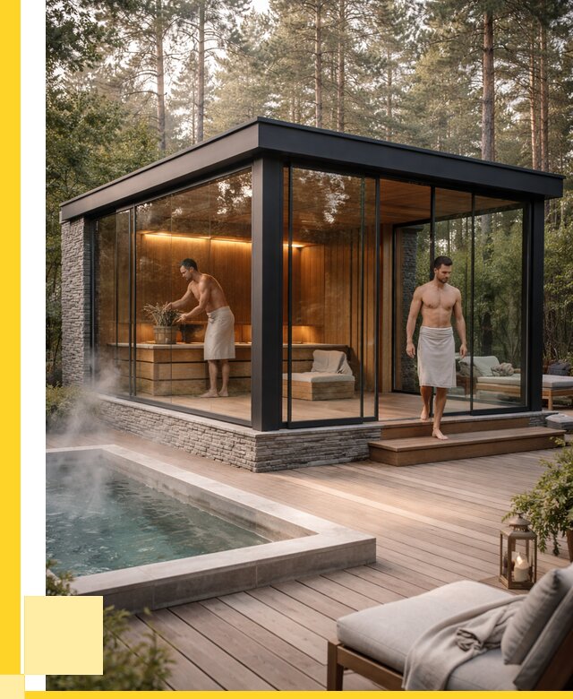 Стеклянные бани и двери в Александрове от 481995 р. | ЭриданЛкн