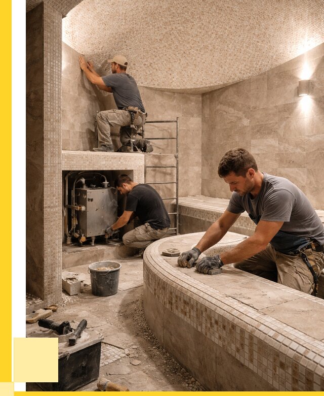 Монтаж хамамов под ключ в Александрове от 267775 р. ЭриданЛкн