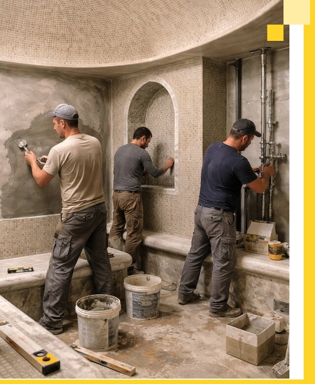 Профессиональный монтаж хамамов под ключ в Александрове с гарантией