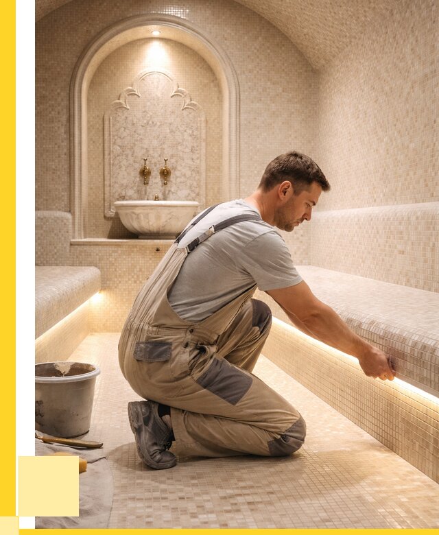 Отделка хамамов под ключ в Александрове от 5891 р. | ЭриданЛкн