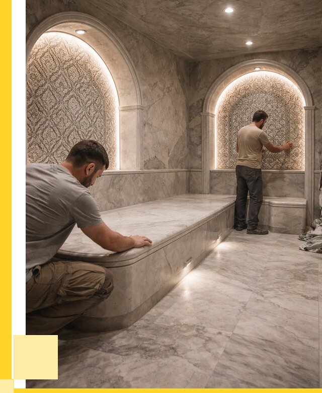 Турецкие бани под ключ в Александрове от 267775 р. | ЭриданЛкн