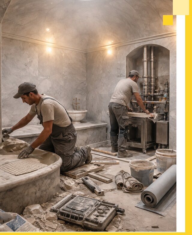 Строительство турецких бань хаммам под ключ в Александрове