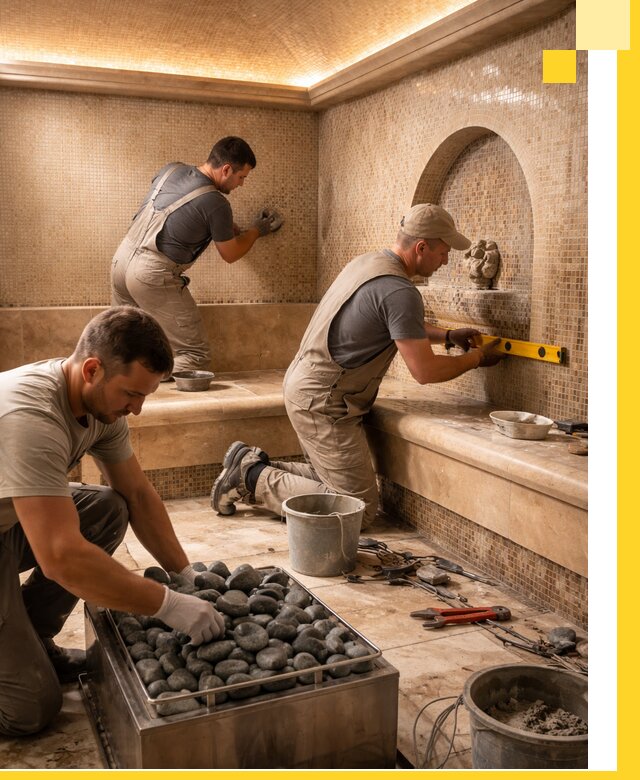 Проектирование и строительство хамама и сауны в Александрове