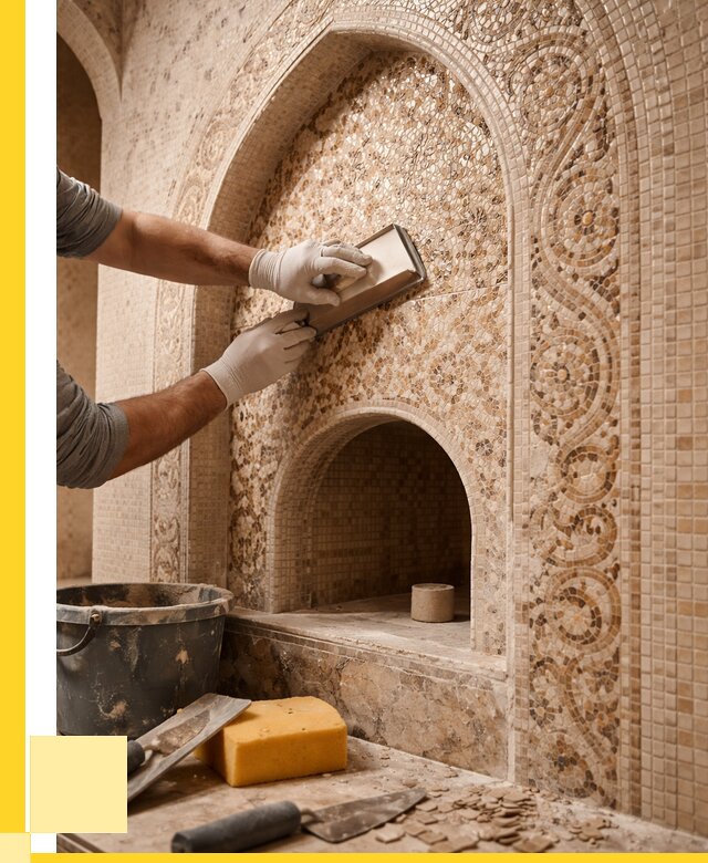 Мозаика для хамама в Александрове под ключ от 5356 р. | ЭриданЛкн